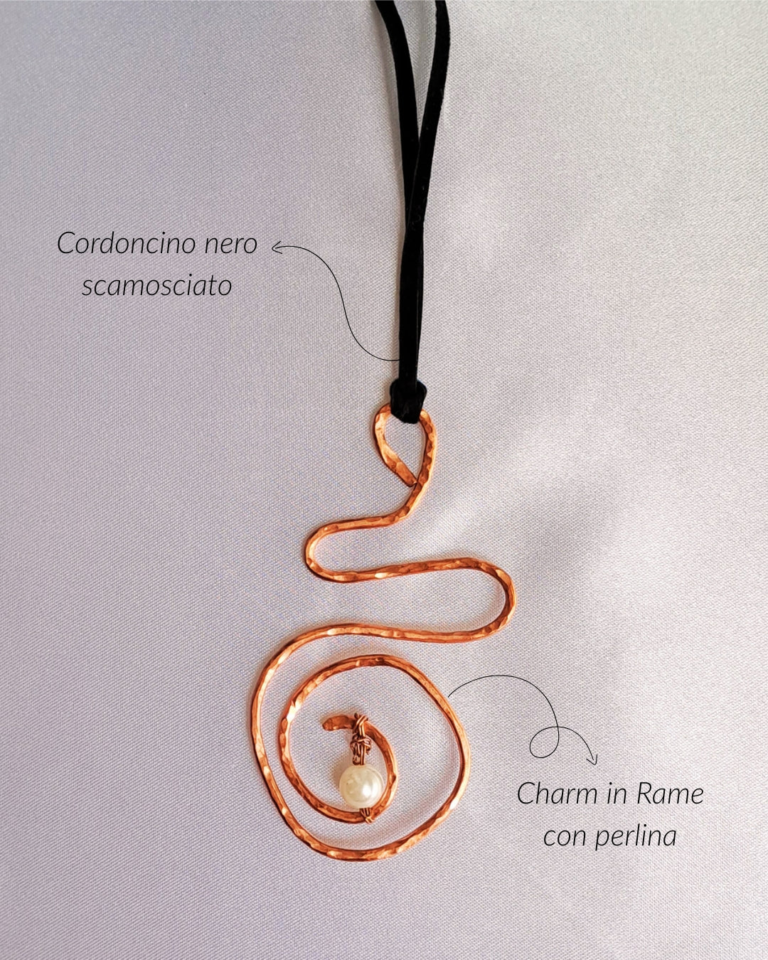COLLANA PERLINA LUMINOSA