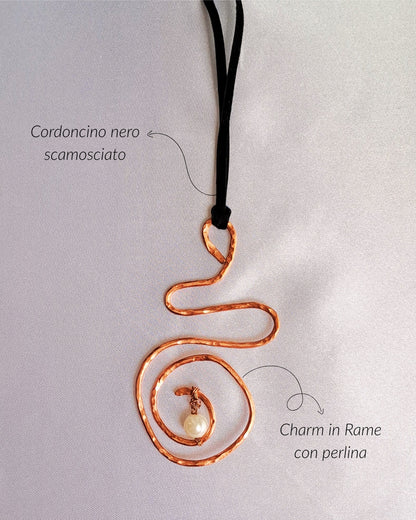 COLLANA PERLINA LUMINOSA