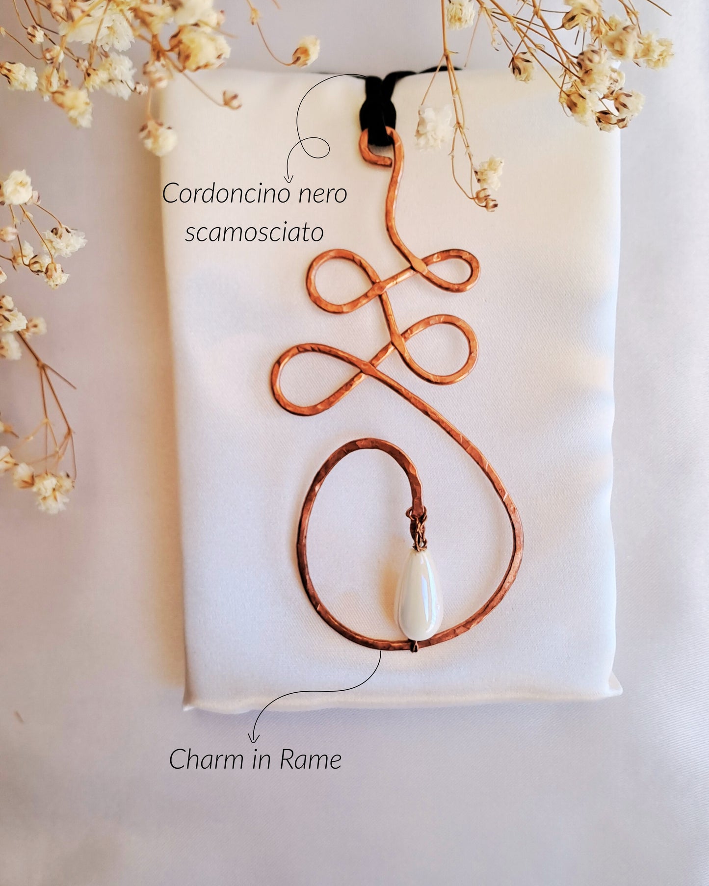 COLLANA GOCCIA BIANCA