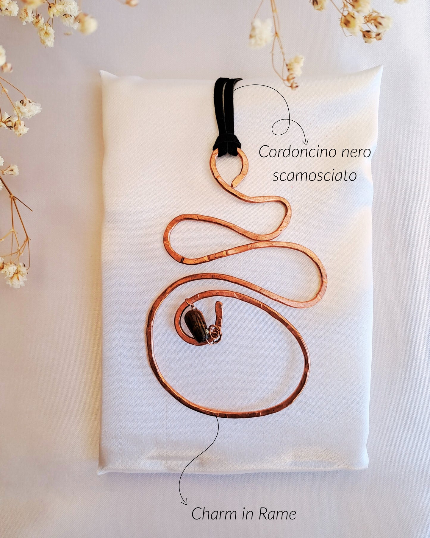 COLLANA PIETRA MARRONE