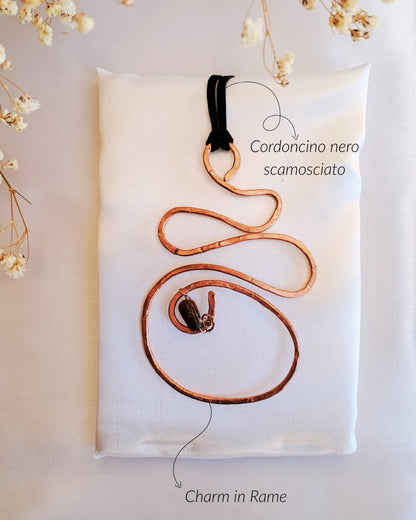 COLLANA PIETRA MARRONE