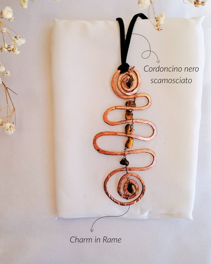 COLLANA PIETRE MARRONI