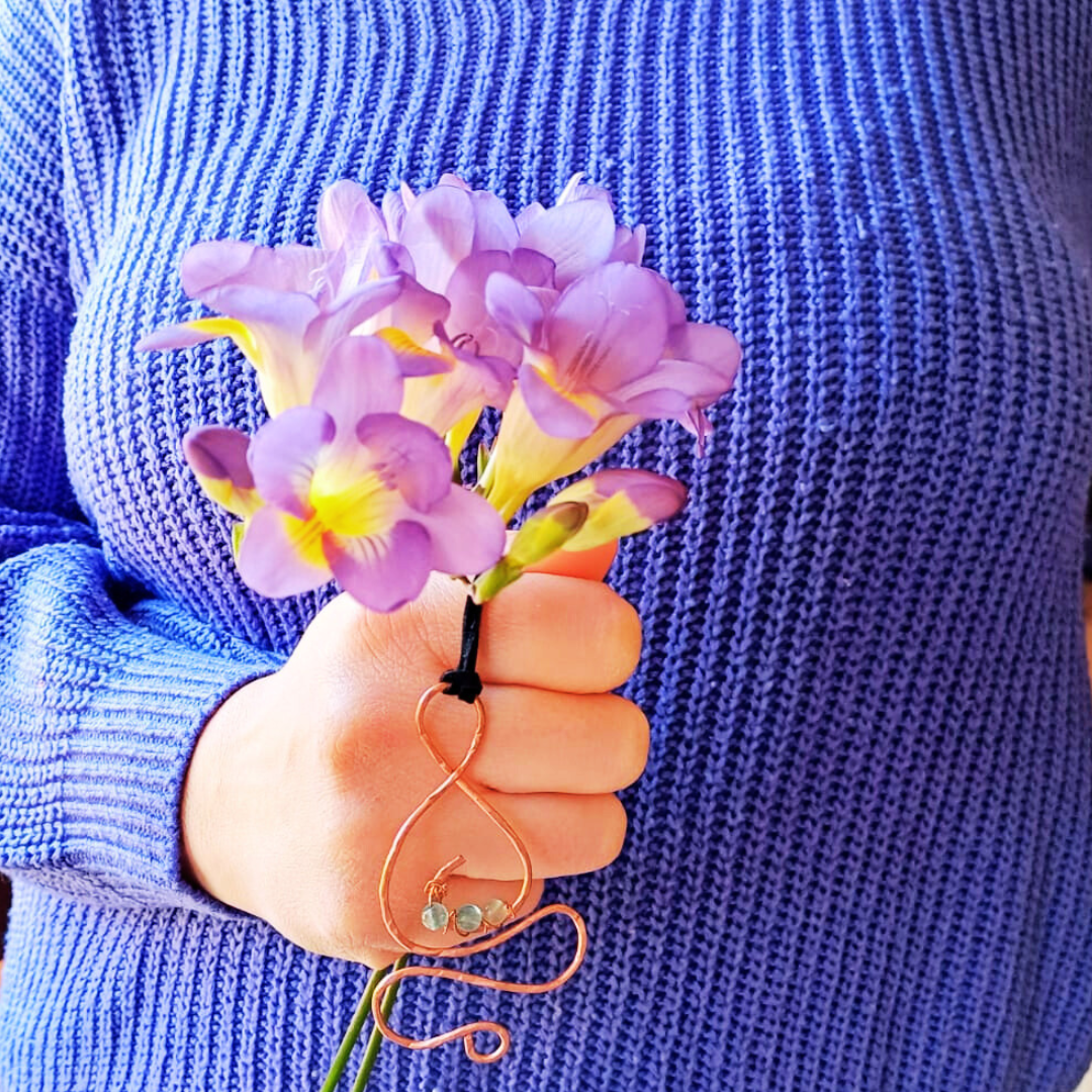 COLLANA PERLINE VERDI