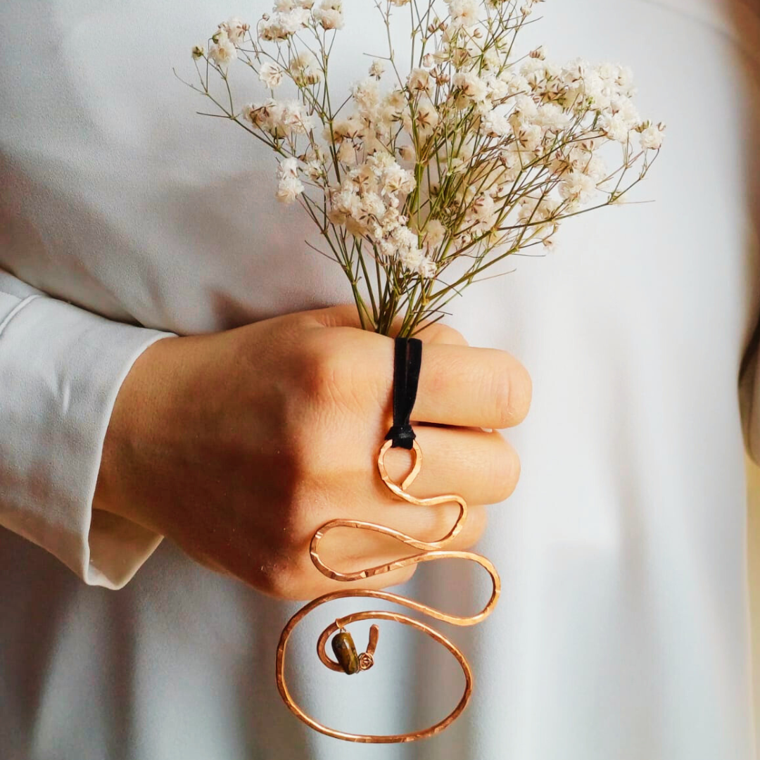 COLLANA PIETRA MARRONE